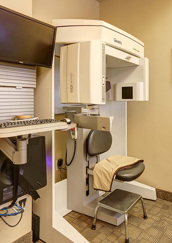 Dental chair with dentist equiments at Timothy H. Kindt, DDS